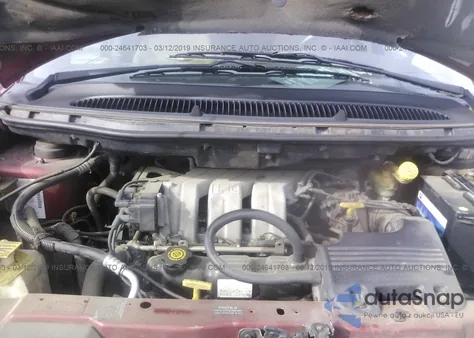 2000 Chrysler Town & Country Lx из США, поврежденный, VIN 1C4GP44G6YB576300